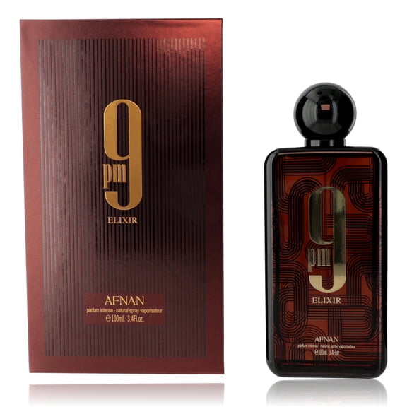 Afnan Unisex 9PM Elixir Extrait de Parfum Spray 3.4 oz Fragrances 6290171075738