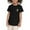 Black, variant on TOOYOU Boys Summer T-Shirt Kids Tee Coconut Tree Sunset Beach Top Hawaii Vacation Short Sleeve Tropical Shirts For Teen Size 5-6 Years Black