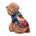 thumbnail image 5 of Fotbe Paisley2 Print Small Dog Sweater Hoodies Pet Grey Hooded Soft Fleece Sweatshirts with Pocket Fall Winter Puppy Cat Sweaters Warm Clothes-Large, 5 of 7