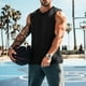 thumbnail image 1 of Camiseta sin mangas de cuello redondo para hombre, color liso, elástica, informal, para fitness, deportiva, permeable, camisetas sin mangas de cuello redondo para hombre, 1 of 1