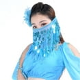 thumbnail image 5 of Belly Dance Veil Costume Jewellery Accessories Dance Veil Costume Belly Dance Veil, 5 of 6