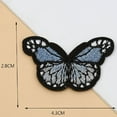 thumbnail image 3 of 10Pcs Butterfly Iron on Patches Embroidered Butterfly Applique Sew on Patches, 3 of 21
