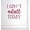 Berry, variant on Funny Wall Decor Quotes I Can't Adult Today Vinyl Art Decal Stickers 18x18-Inch Black