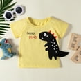 thumbnail image 4 of BJUTIR Toddler Kids Baby Boys Summer Hawaii Beach Short Sleeve Dino T Shirts Tops + Shorts Outfits Clothes Set 0-4 Years For 2-3 Years, 4 of 8
