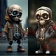 thumbnail image 2 of 1pc Cool Halloween Skeleton Dwarf Statue Doll Resin Ornament for Courtyard Garden and Yard Decor - Perfect Gift for Holidays and Outdoor Decor, 2 of 5