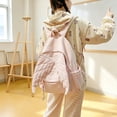 thumbnail image 6 of Angel Wing Backpack, Cute Pink Kawaii Daypack with Fairy Wings, Large Capacity Nylon School Backpack for Travel, College & Daily Use, 6 of 6