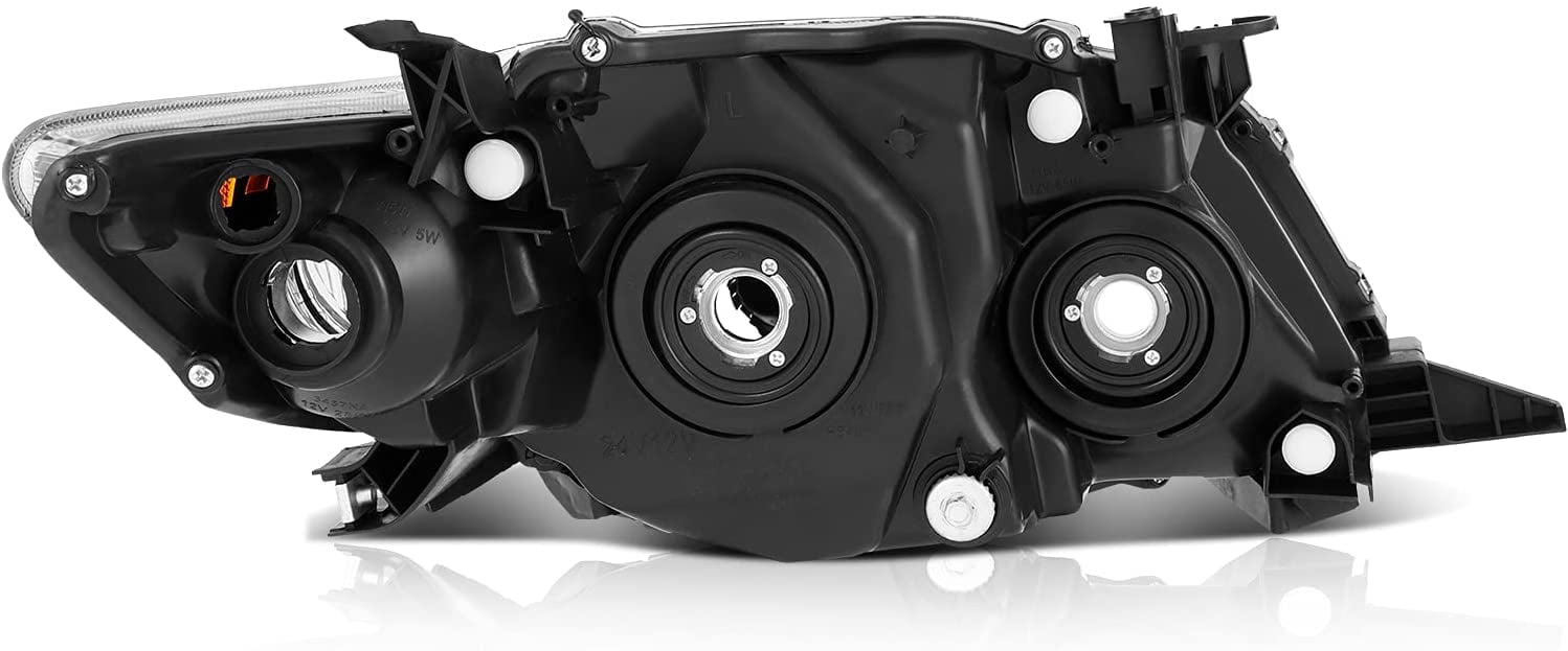 ECCPP headlight assembly kit for 2009 2010 for TOYOTA Corolla Headlights Front Lamp Direct Replacement Pair Left + Right 2503183