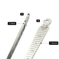 thumbnail image 3 of 1-15mm Wedge Feeler Gap Hole Taper Gauge Welding Inspection Taper Gauge Metric Measure Tool Stainless Steel ,Corrosion-Resistant, 3 of 4