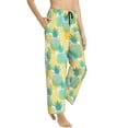 thumbnail image 2 of KLL Womens Pineapples1 Print Pajama Pants Soft Pajama Bottoms for Women Cozy Lounge Pants, 2 of 7