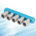 thumbnail image 4 of Multiple Way Manifold Block, Standard Sizes G1/4 Thread 0-0.92kfg/cm² Stainless Steel Bead Air Distribution Blocks  For Automation Equipment SML-2,SML-3,SML-4,SML-5,SML-6, 4 of 8