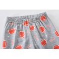 thumbnail image 6 of FEDPOP Boys Football Graphic Pajamas 2-Piece Long Sleeve Cotton Sleepwear Set Size 2T, 6 of 7