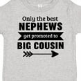 thumbnail image 4 of Inktastic Only the Best Nephews Get Promoted to Big Cousin Boys or Girls Toddler T-Shirt, 4 of 5
