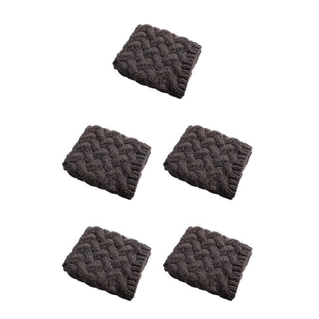 Naiovety Calentador de piernas, adornos para cubrir, accesorio de ropa de invierno para mujer, adorno para vestir, puños gruesos para botas de Type2 NO2