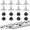 M8x30mm, variant on 8 count L Track Double Stud Lug Tie Down M8 x 40mm with Nylon-Insert Lock Nut and Thumb Nut,4500 Lbs Max Load, Heavy- L Track Accessories for Bed and Cargo Control - Sliver