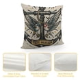 thumbnail image 4 of Orinice Pillow Cover Swallow with Anchor Throw Pillow Covers Black and White Pillowcovers Soft Double Side Print Sofa Linen Square Throw Pillowcover  for Living Room Bedroom Car Decor White, 4 of 5