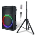 thumbnail image 1 of Bafle de 15' con aro RGB Audiobahn FORTE15, 1 of 8