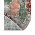 thumbnail image 7 of Unique Loom Sumter Collection Area Rug - Brewton (5' 1" Round Multi/Blue), 7 of 7