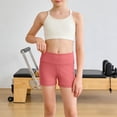 thumbnail image 2 of Ymyiu Toddler Athletic Shorts Baby Girls' and Toddler Pull On Shorts Size 7-8 Years (Brick Red,7-8 Years), 2 of 6