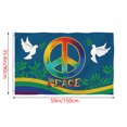 thumbnail image 3 of World-Peace Flag 3ft X 5ft Peace-and-Love World Earth Flag Polyester With, 3 of 9
