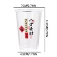 thumbnail image 3 of Disposable Plastic Cups Milkshake and Dessert Takeaway Reusable, 3 of 8