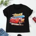 thumbnail image 3 of Ropa de verano con estampado de Rayo McQueen de Disney Car Pixar para niñas y bebés, camisetas de algodón para niños, camisetas de manga corta para niños, 3 of 5