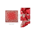 thumbnail image 3 of INSPIRE CHIC 2 Pcs 50cm Foulard Carré en Satin Imprimé pour Femmes, Foulard pour Cheveux, Foulard de Cou 19.69*19.69 Pouces(L*W) Pois Rouges&Fleuri Rouge, 3 of 5