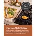 thumbnail image 3 of Caraway 8-Piece Enameled Cast Iron Set - 10.5” Skillet, Grill Pan, 3.5 qt Braiser Pan, 6.5 qt Dutch Oven with Lid and Organizers - 3-Layer Enamel Coating - No Seasoning Required - Rust, 3 of 6