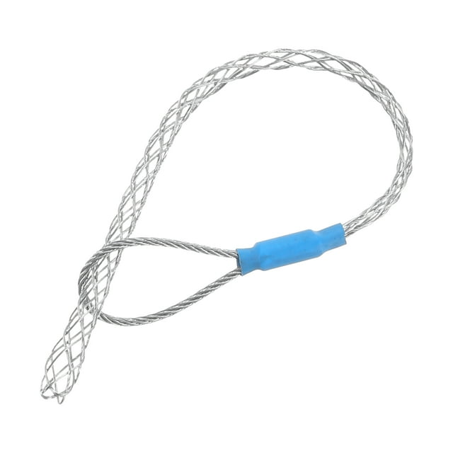Agarre para Tirar Cables de 4-6 mm (Azul) 22 cm, 0.72 FT Cabeza Única de Acero Galvanizado