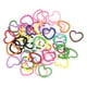 thumbnail image 1 of Uxcell Open Jump Rings 16mm Colorful Heart Connectors 50Pack Set of Multi Color, 1 of 7