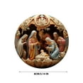 thumbnail image 6 of Djunllk Christmas Nativity Scene Ornaments Acrylic 2D Flat Jesus Religious Christmas Decorations Hanging Christmas Tree Ornament for Holiday, Party, Home, 6 of 9