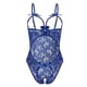 thumbnail image 2 of Gibobby Lencería para mujer sexy tangas Lencería sexy de encaje para mujer Pijama de gasa de una pieza de encaje Ropa interior Íntima(Azul XL), 2 of 5