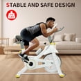 thumbnail image 2 of Exercise Bike Stationary Bike with LCD Display & Tablet Stand, 4-Way Adjustable Seat 2-way Non-slip Handlebars For Home Gym, 2 of 9