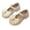 Beige, variant on PINQI Girls Mary Jane Shoes Bow Pearl Ballerina Flats Ankle Strap Wedding Party School Dress Shoes For Women