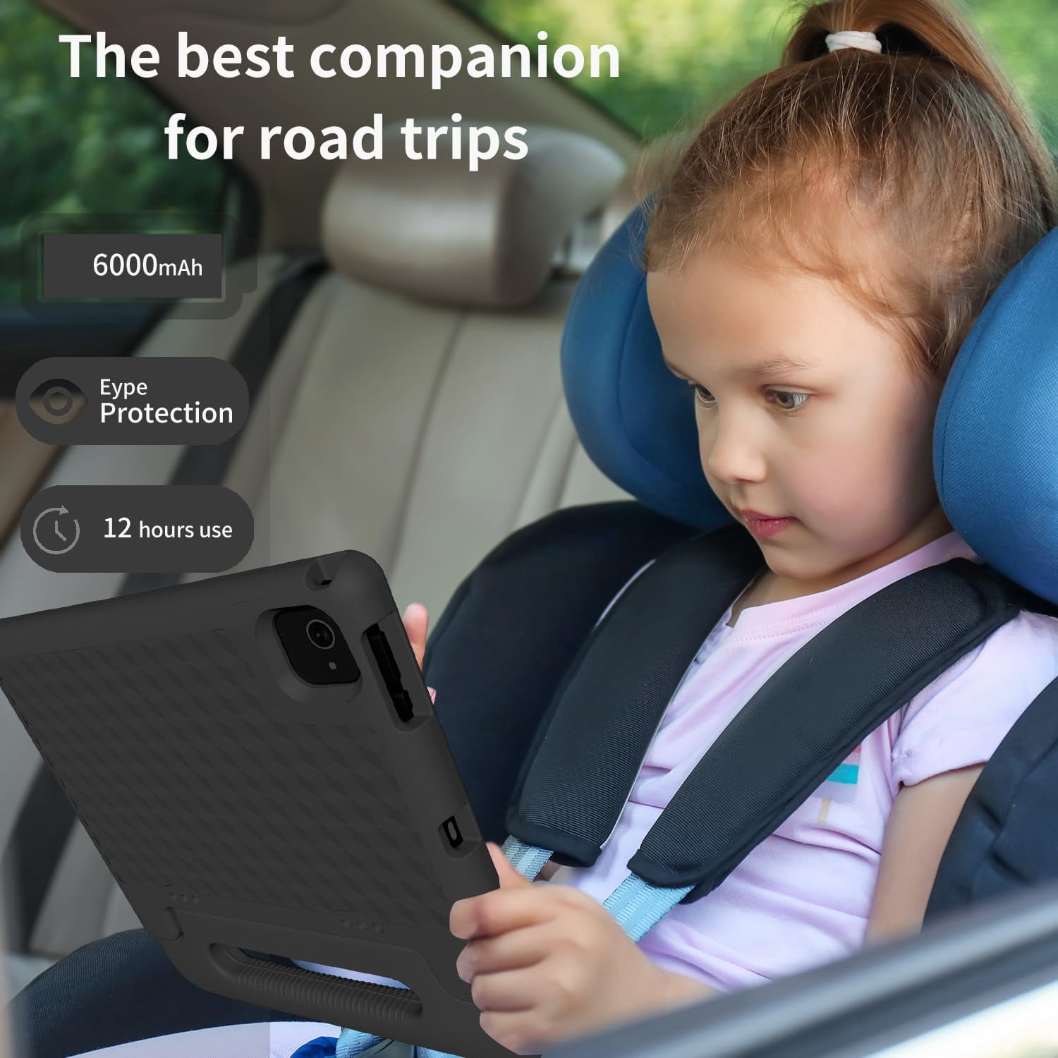 ITDULCET Kids Tablet 10 inch Android 14, 8GB RAM+64GB ROM Toddler Tablet for Children Teen, 2.4G & 5G WiFi, Dual Camera, 10.1'' IPS HD Screen Family Link Parent Control, 2-Year Warranty