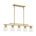 thumbnail image 5 of Contemporary Five Light Chandelier-Warm Brass Finish Bailey Street Home 159-Bel-4487569, 5 of 5