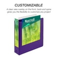 thumbnail image 3 of Samsill Earth's Choice Biobased Economy Round Ring View Binders, 3 Rings, 3" Capacity, 11 x 8.5, Purple -SAM17388, 3 of 9