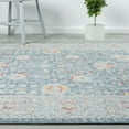 thumbnail image 3 of Ox Bay Blake 9' x 12' Indoor/Outdoor Area Rug, Blue/Gray Floral, Durable and Easy Care, 3 of 9