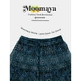thumbnail image 6 of Moomaya Women's Chiffon Maxi Skirt with Lining - 40" Long Printed Skirt for Beach, Summer Outfits, High Waist Flowy Skirt, 6 of 7