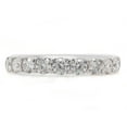 thumbnail image 4 of AFFY 1.20CT Moissanite Diamond Half Eternity Wedding Band Ring For Women in 10K Solid White Gold-9.5, 4 of 8