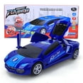 thumbnail image 2 of 3pcs AA battery ElectricCarToy, Electric Car Model, for Children Kids Blue, 2 of 7