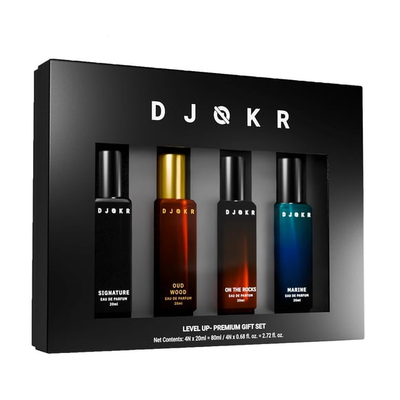 Djokr Signature, Oud Wood, sur les Rochers, Marine, Coffret Cadeau 20ml Parfum