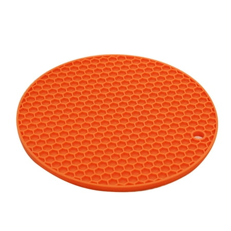 

ABIDE Guangcailun Silicone Honeycomb Placemat Table Heat Resistant Mat Cup Anti-Slip Coaster Cushion Round Pad