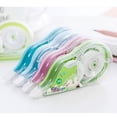 thumbnail image 4 of LEEYNEER 4 Pcs Double Sided Adhesive Dots Stick Roller Correction Tapes Useful Tape Eraser Wipe Out Tape Correction Tape Eraser - 7.4x3.5cm (Random Color), 4 of 9