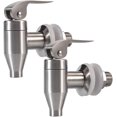 thumbnail image 1 of Jinsinto Stainless Steel Beverage Dispenser, Durable Replacement Faucet, Push Style, 2 Pack, 1 of 5