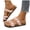 Pink, variant on Womens Sandals Buckle Lightweight Slides Memory Foam Cork Footbed Flat Sandals Non Slip Ring Toe Beach Slide Black Size 9.5