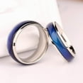 thumbnail image 2 of Adjustable Mood Ring Color Changing Fashion Jewelry Environmentally Friendly Copper Ring Trendy Temperature Sensitive, 2 of 6