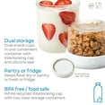 thumbnail image 2 of iDesign Stack 'n Snack Food Containers - Stackable Containers for Yogurt, Granola, Fruits, and more, 2 of 6