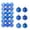 Blue, variant on Lzobxe Christmas Tree Decoration 36PCS Christmas Xmas Tree Ball Bauble Hanging Home Party Ornament Decor 3CM Christmas Gifts