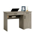 thumbnail image 4 of Office Desk, Computer Desk, Brown finish, Brown Work Surface,Engineered Wood Office Workstation, Furniture, Office, Desks & Work Surfaces Computer Desk, Brown finish, 4 of 5