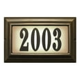 thumbnail image 3 of Edgewood Standard Lighted Address Plaque in French Bronze Frame Color, 3 of 5